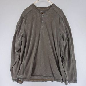 Eddie Bauer Active Men's Long Sleeve 2XL Green Gray